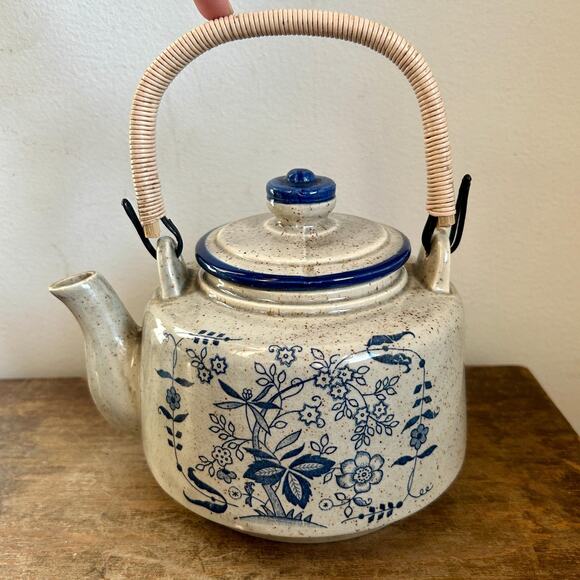 Vintage Otagiri MCM Teapot with Lid | Japanese Ceramic Teapot - Picture 1 of 9